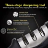 Easy to Use 3-Stage Knife Sharpener Machine for Ceramic Blades