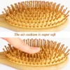 Eco-friendly bamboo wooden hair brush