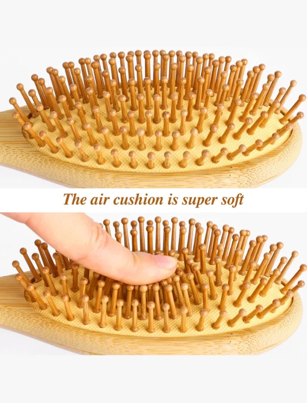 Eco-friendly bamboo wooden hair brush
